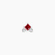 Ariana  S | Ruby & Diamond Nose Piercing