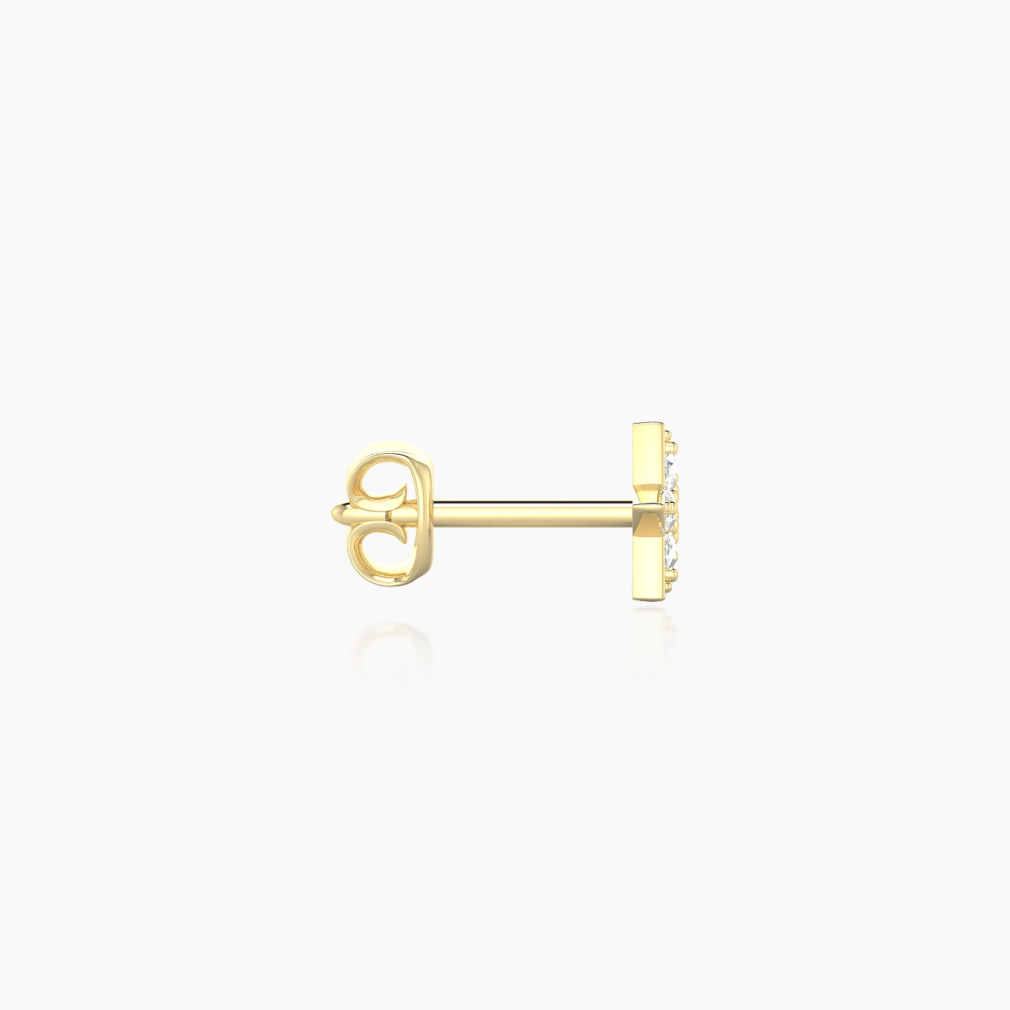 Asteria | 18k Yellow Gold 5 mm Star Diamond Earring