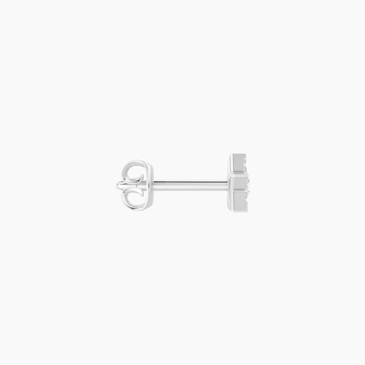 Asteria | 18k White Gold 4.5 mm Star Diamond Earring