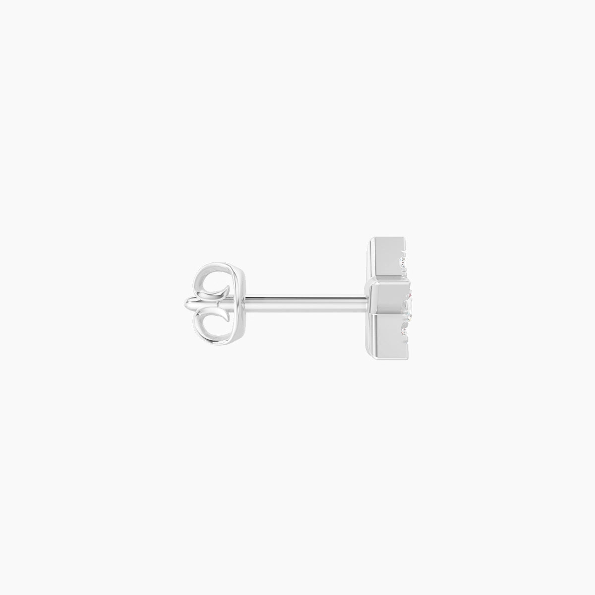 Asteria | 18k White Gold 5.6 mm Star Diamond Earring