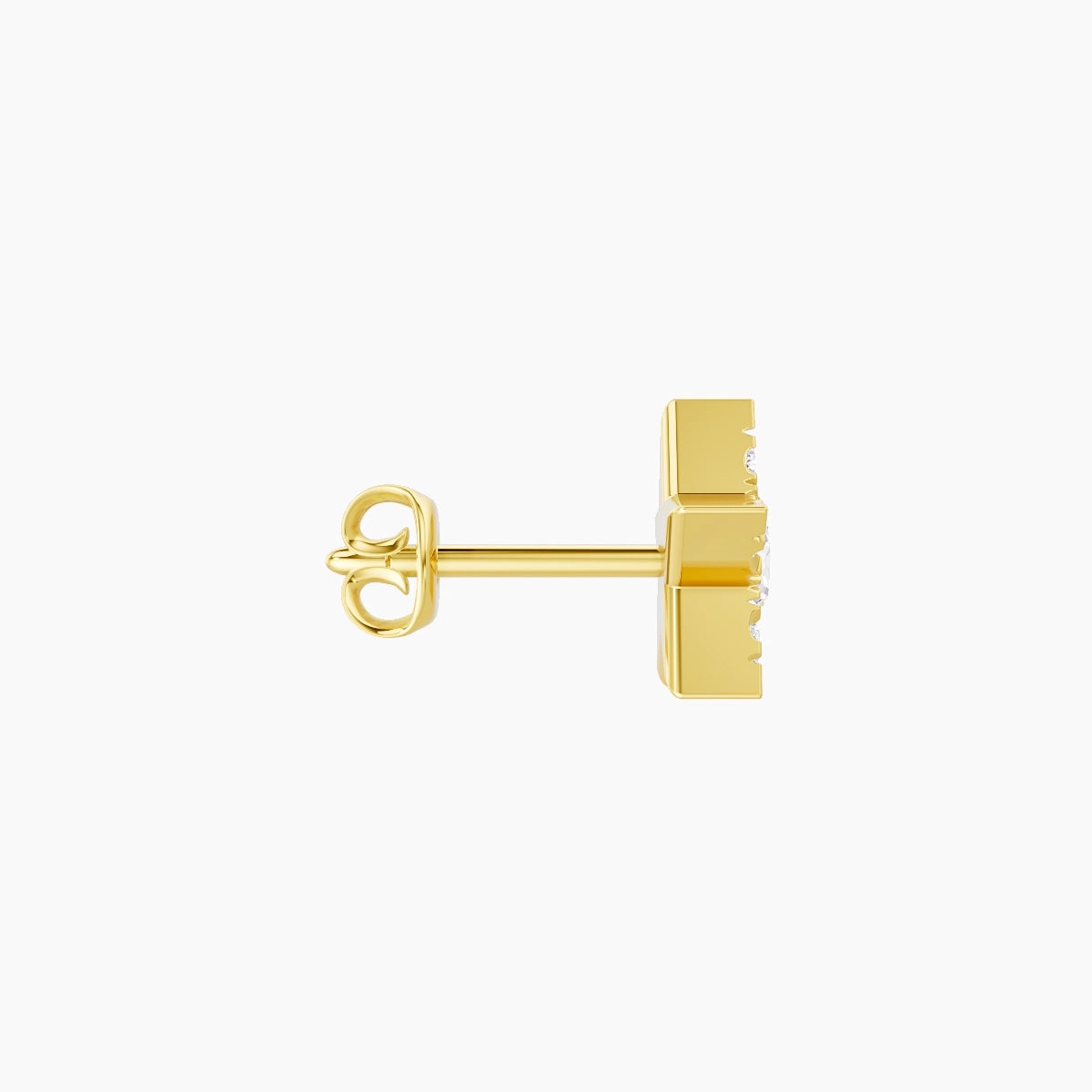 Asteria | 18k Yellow Gold 7.4 mm Star Diamond Earring