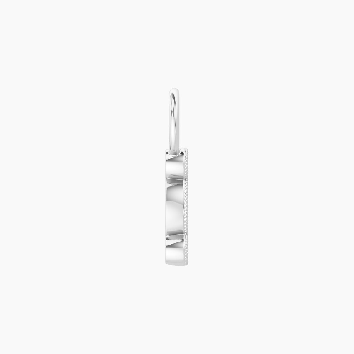 Camilla | 18k White Gold 7.5 mm Diamond Charm