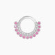 Cassandre | Pink Sapphire & Diamond Daith Piercing