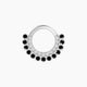 Cassandre | Black Diamond & Diamond Septum Piercing