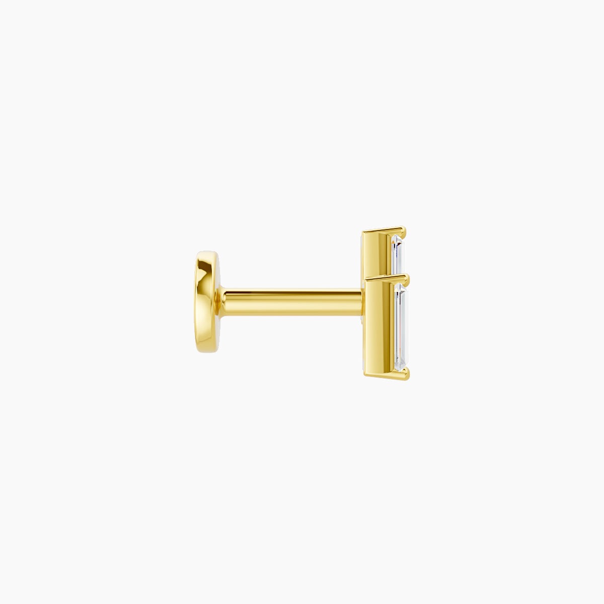 Ceres | 18k Yellow Gold 5 mm 5 mm Diamond Piercing