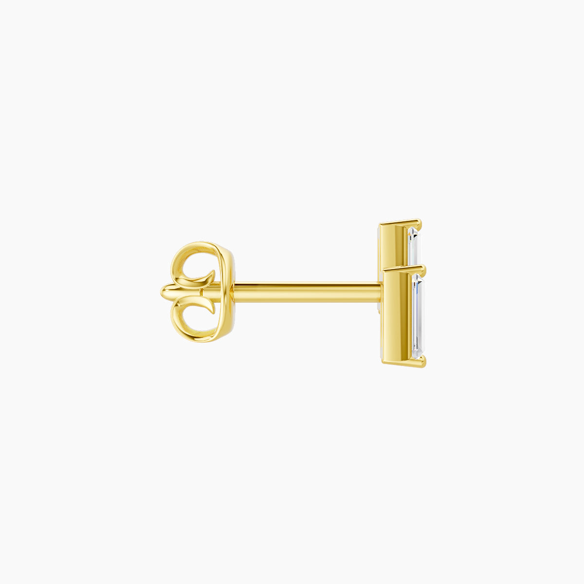 Ceres | 18k Yellow Gold 5 mm Diamond Earring
