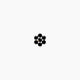 Chloris | Flower Black Diamond Nose Piercing