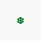 Chloris | Flower Emerald Nose Piercing