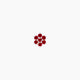 Chloris | Flower Ruby Nose Piercing