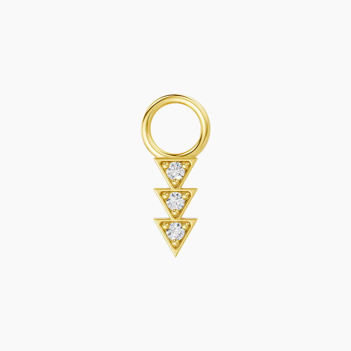 Cybele | 18k Yellow Gold 6 mm Diamond Charm