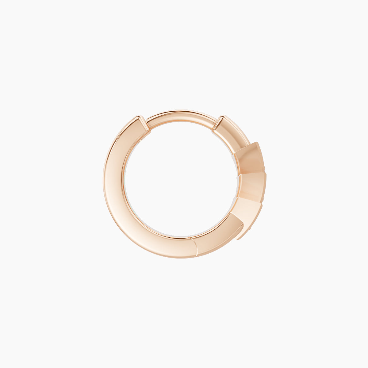 Cybele | 18k Rose Gold 6.5 mm Sapphire Hoop Piercing