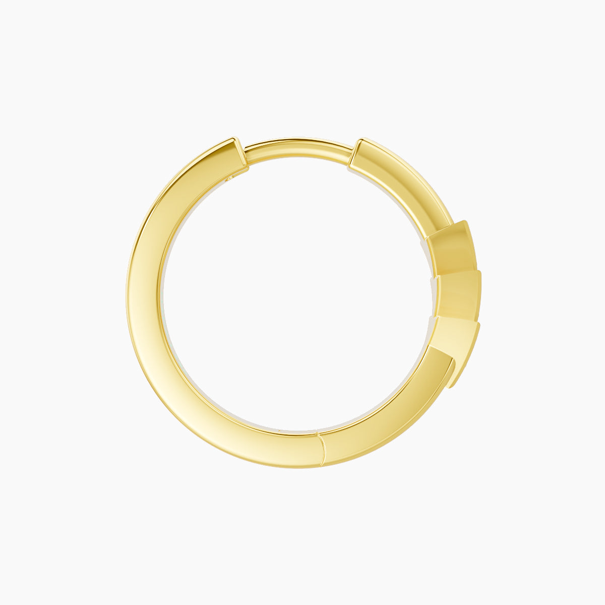 Cybele | 18k Yellow Gold 9.5 mm Diamond Nose Ring Piercing