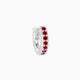 Damia | Ruby & Diamond Hoop Piercing