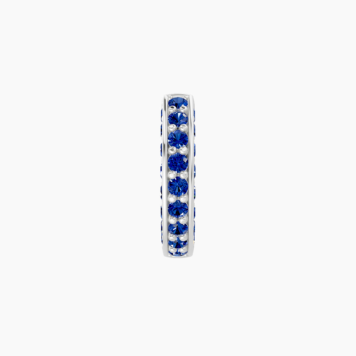 Damia | 18k White Gold 6.5 mm Sapphire Hoop Piercing