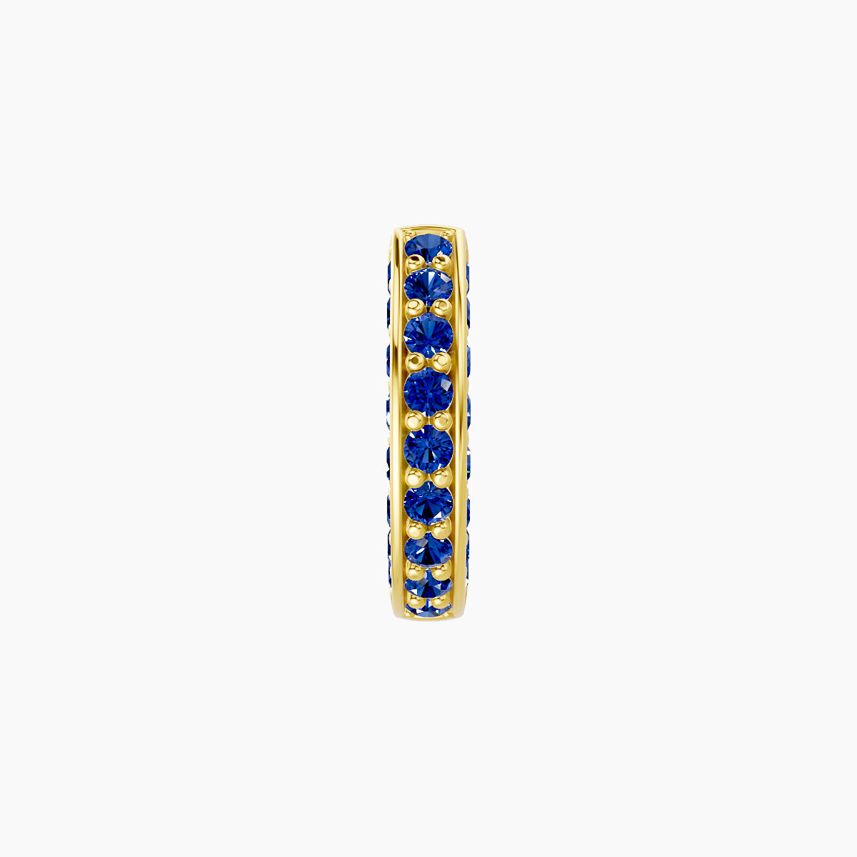 Damia | 18k Yellow Gold 6.5 mm Sapphire Hoop Piercing