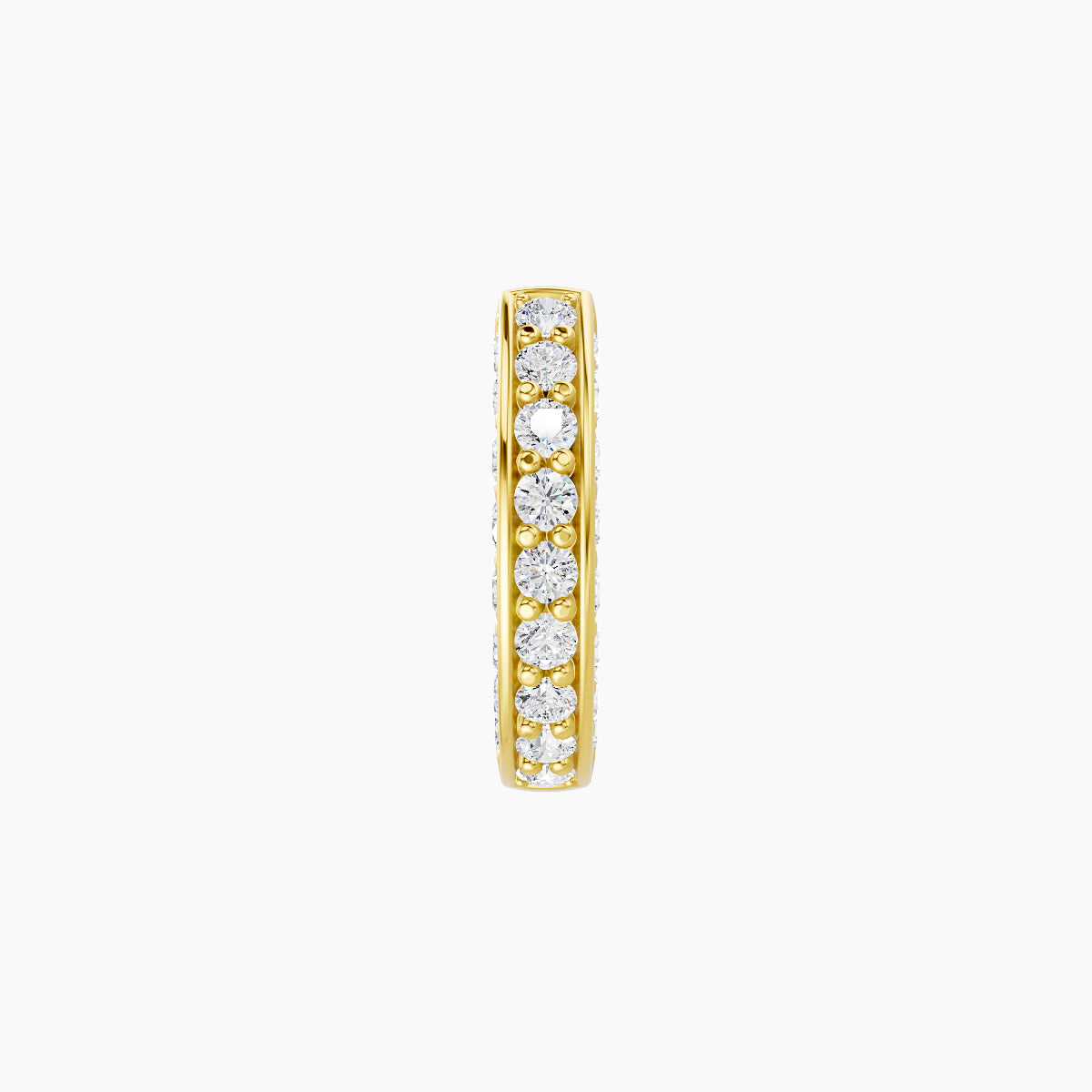 Damia | 18k Yellow Gold 6.5 mm Diamond Nose Ring Piercing
