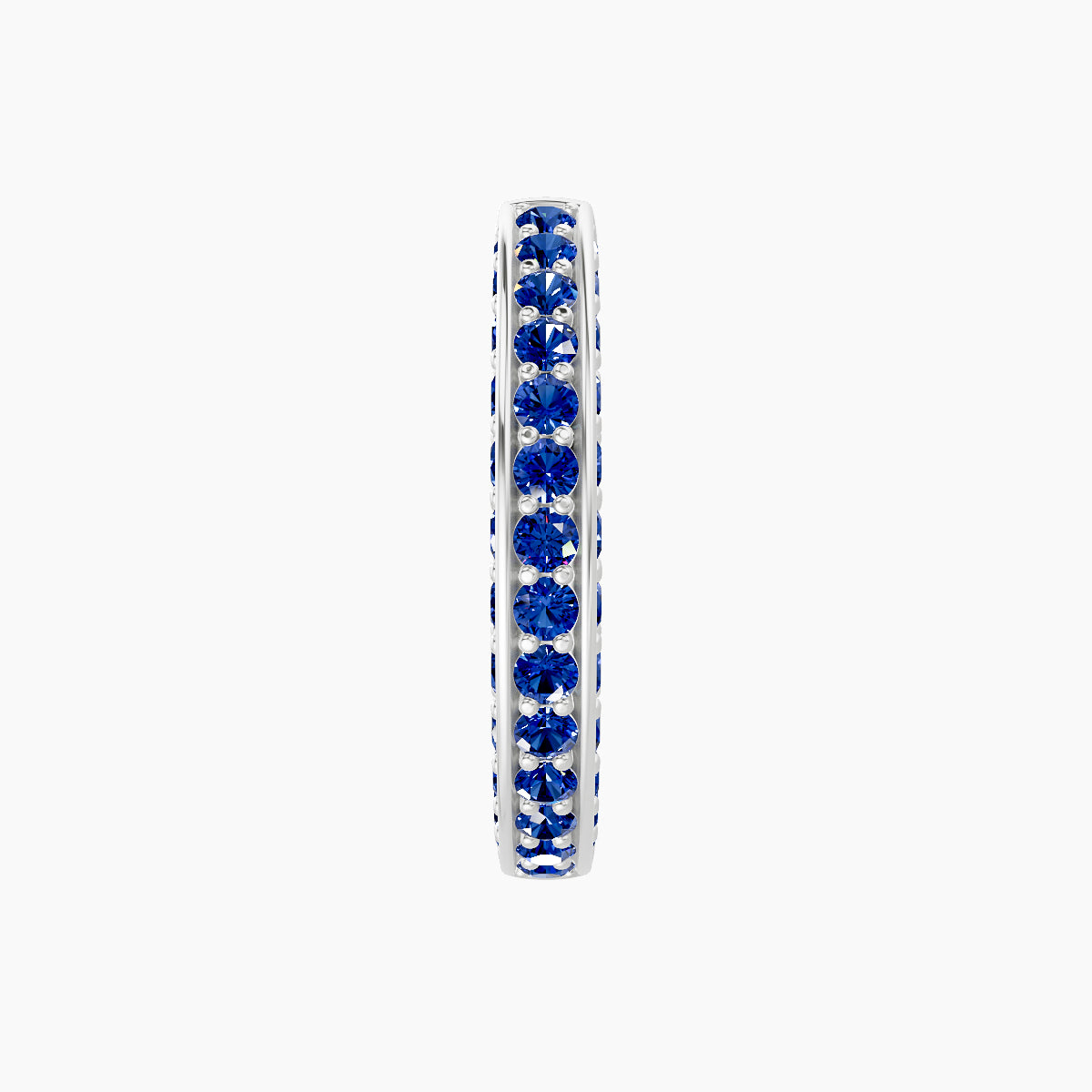 Damia | 18k White Gold 9.5 mm Sapphire Hoop Piercing