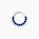 Danae | Sapphire & Diamond Daith Piercing