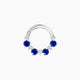 Daphne | Piercing Daith Saphir & Diamant