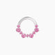 Daphne | Piercing Septum Saphir Rose