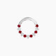 Delia | Ruby & Diamond Daith Piercing