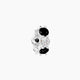 Diana | Piercing Créole Diamant noir & Diamant