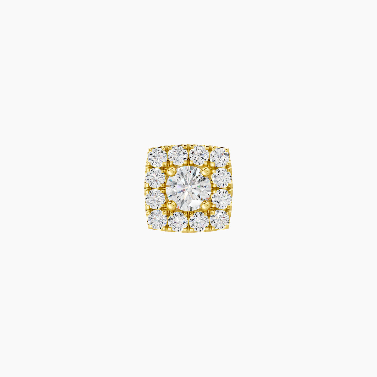 Diane | 18k Yellow Gold 5 mm 8 mm Diamond Piercing