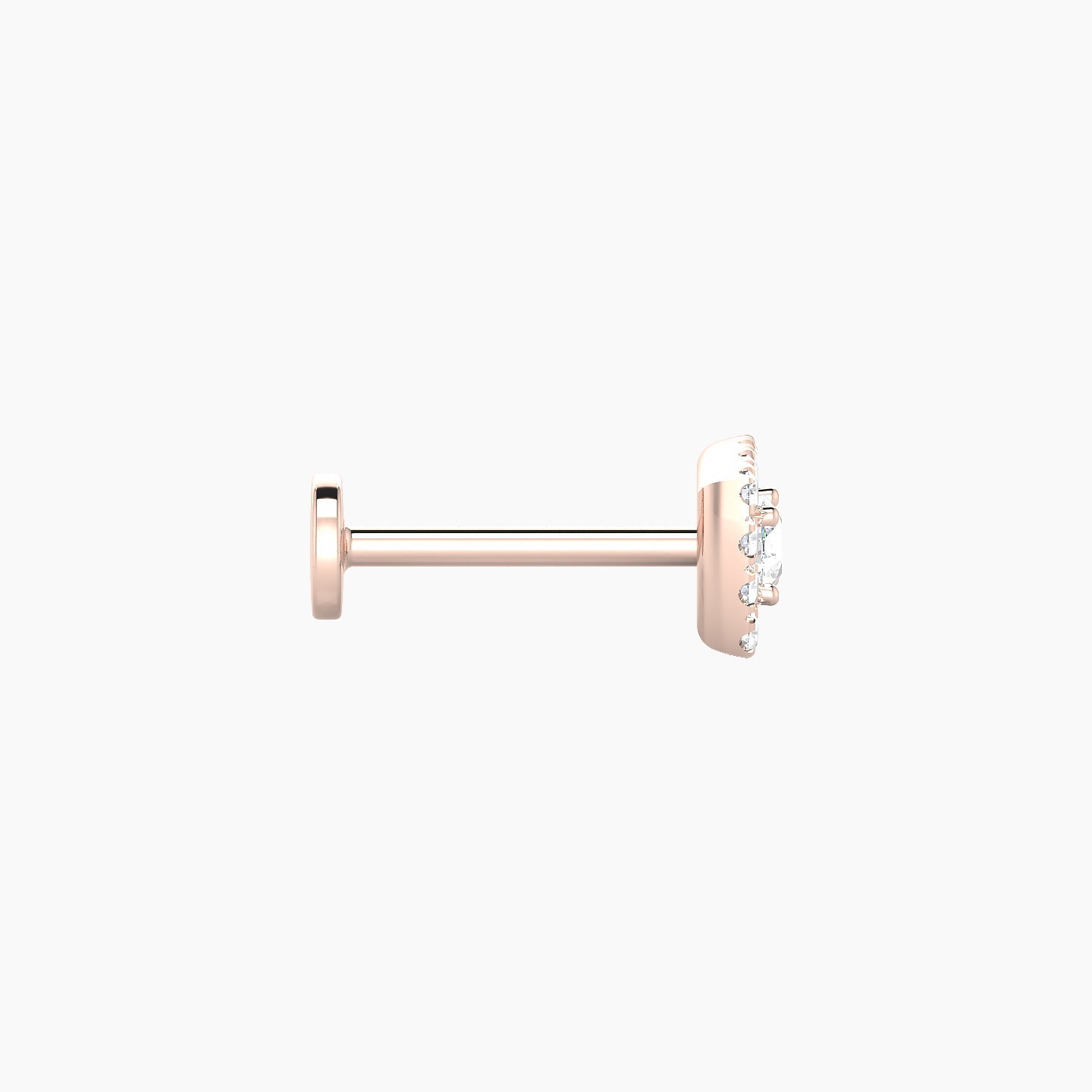 Diane | 18k Rose Gold 5 mm 8 mm Diamond Piercing