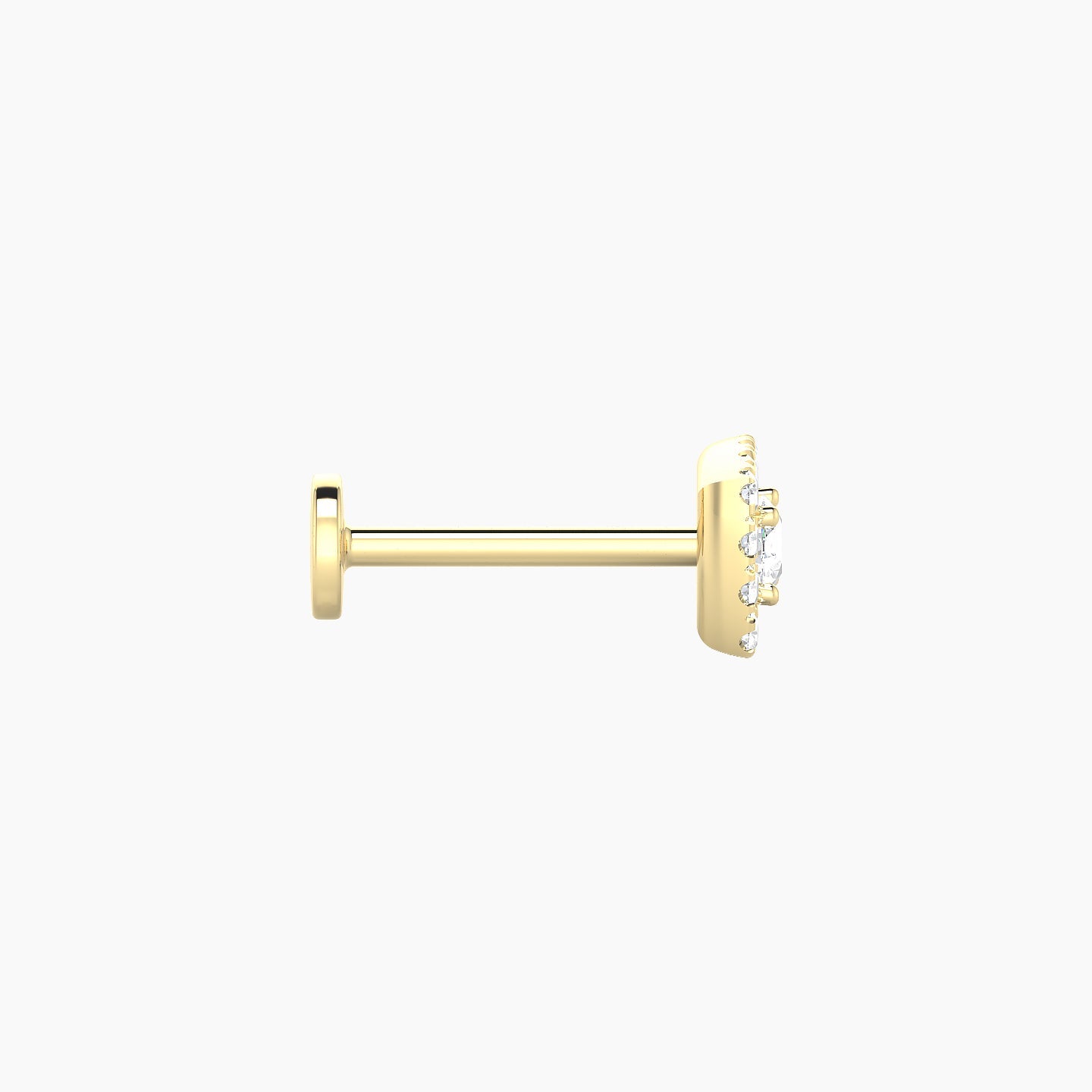 Diane | 18k Yellow Gold 5 mm 8 mm Diamond Piercing