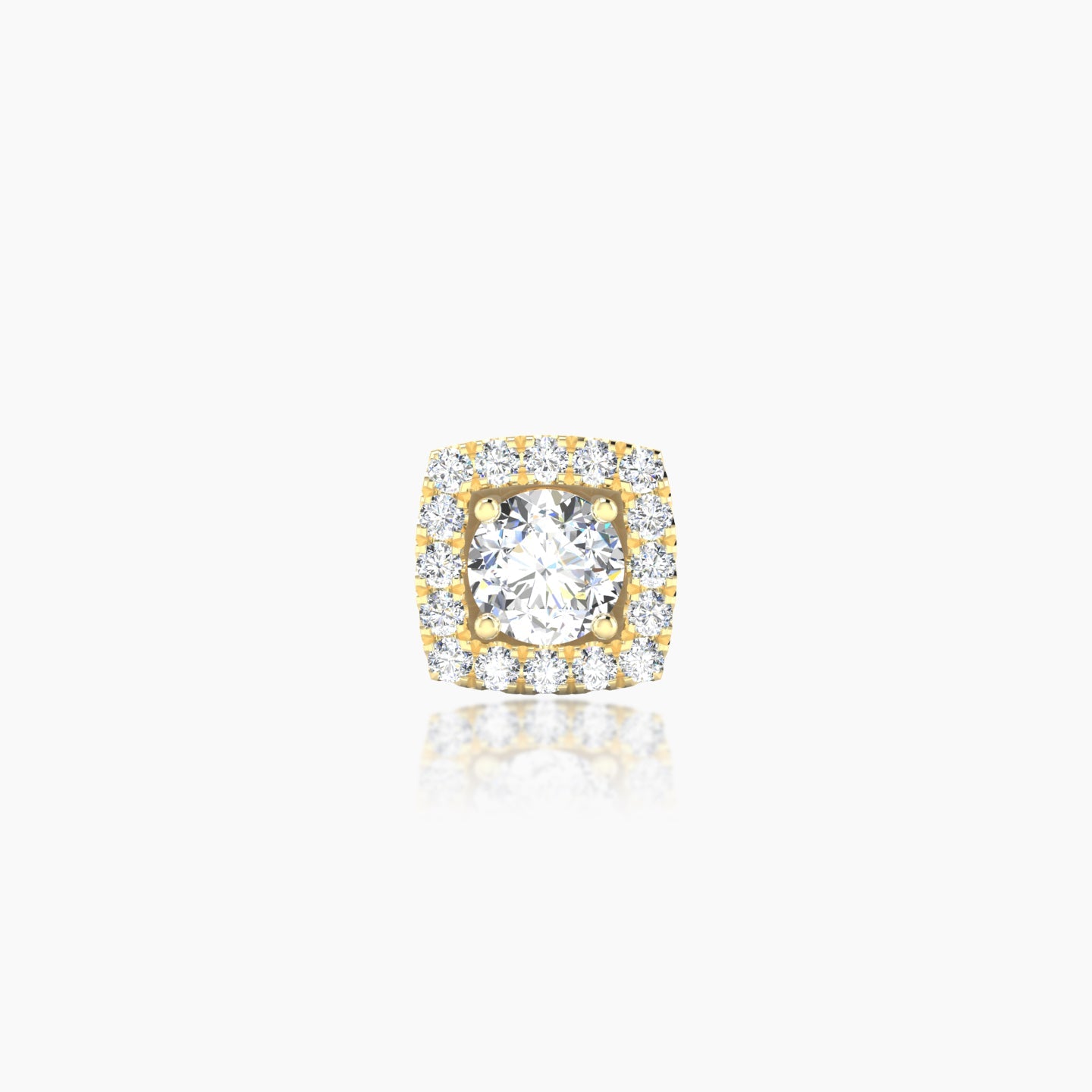 Diane | 18k Yellow Gold 6 mm 6.5 mm Diamond Piercing