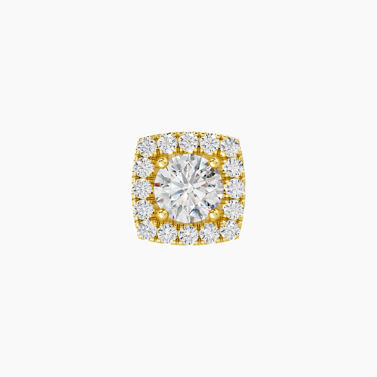 Diane | 18k Yellow Gold 6.5 mm 8 mm Diamond Piercing