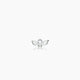 Dione | Lotus Diamond Earring