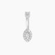 Eirene | Halo Marquise Diamond Belly Piercing
