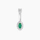 Eirene | Halo Marquise Emerald & Diamond Belly Piercing