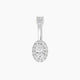 Eirene | Halo Oval Diamond Belly Piercing