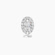 Eirene | Halo Oval Diamond Floating Navel Piercing