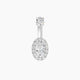 Eirene | Piercing Nombril Halo Diamant Ovale