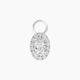 Eirene | Halo Oval Diamond Charm