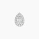 Eirene | Halo Pear Diamond Piercing