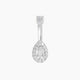 Eirene | Halo Pear Diamond Belly Piercing
