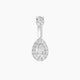 Eirene | Piercing Nombril Halo Diamant Poire