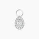 Eirene | Halo Pear Diamond Charm
