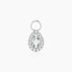 Eirene | Halo Pear Diamond Charm