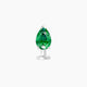 Elvira | Emerald & Diamond Floating Navel Piercing