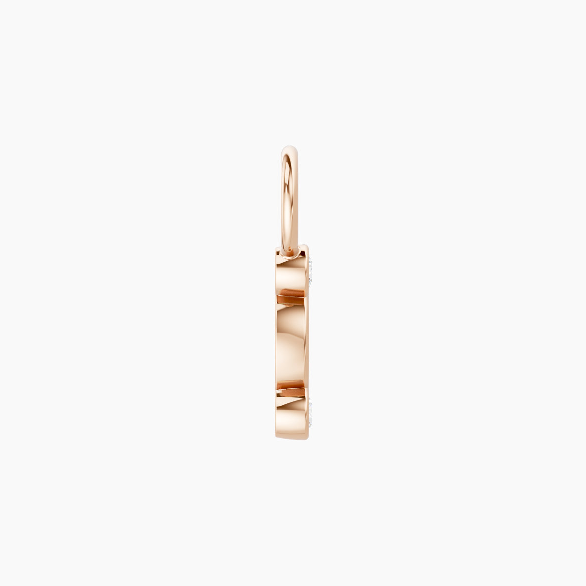 Epona | 18k Rose Gold 7.5 mm Diamond Charm