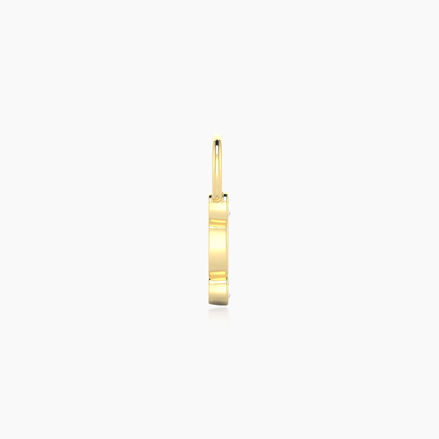 Epona | 18k Yellow Gold 7.5 mm Diamond Charm