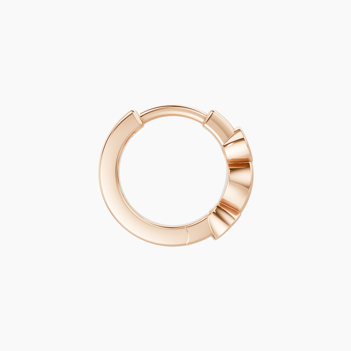 Epona | 18k Rose Gold 6.5 mm Diamond Nose Ring Piercing
