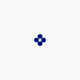Eris | Flower Sapphire Nose Piercing