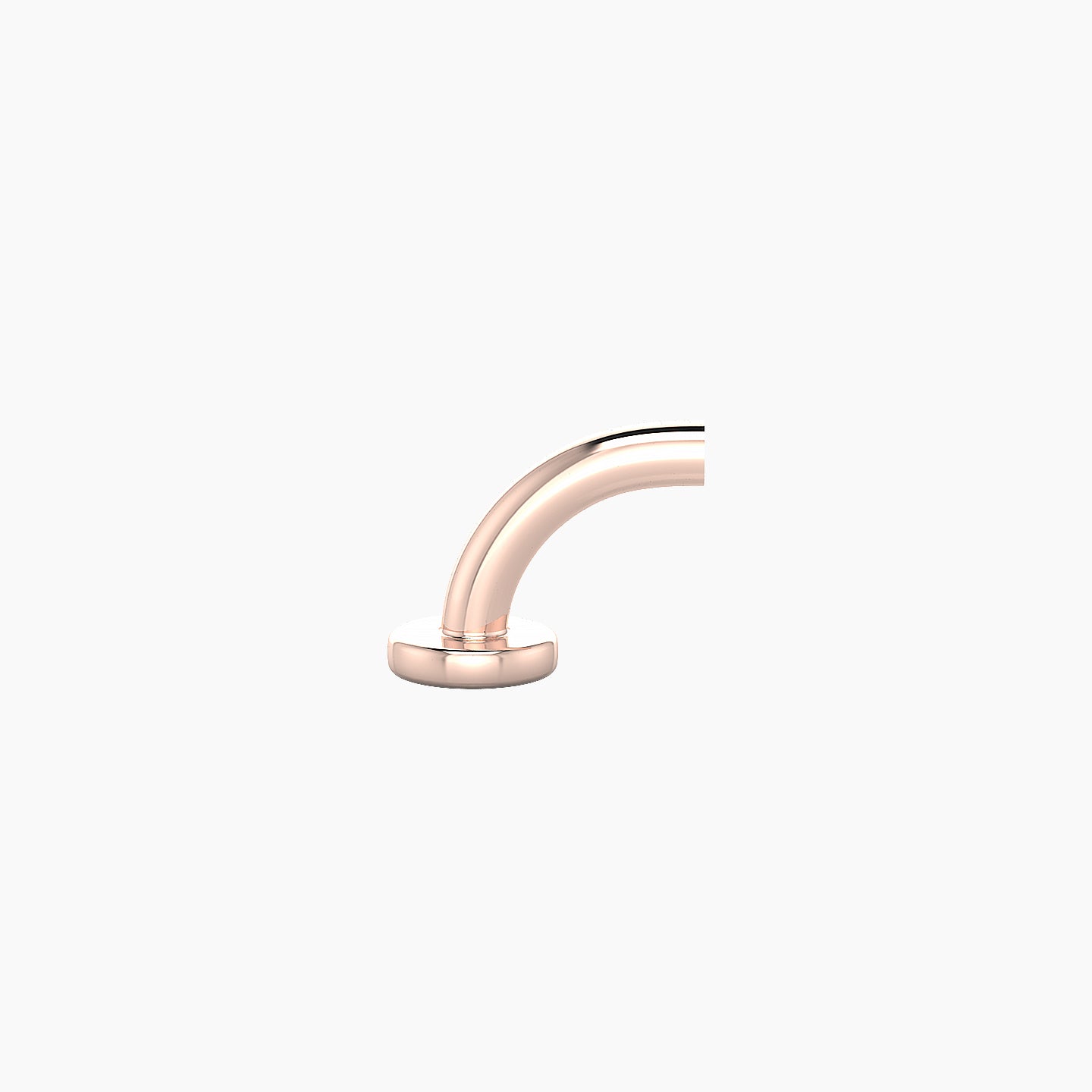 Floating Navel Post | 18k Rose Gold 6 mm