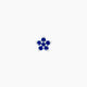 Flora | Flower Sapphire Nose Piercing